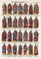 Die Merowinger Königinnen und Könige.