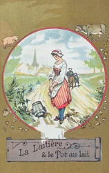 Die Milchmagd und ihr Eimer