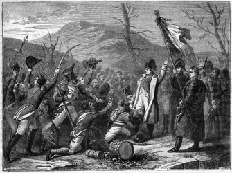 Die Hundert Tage - März 1815: La Bedoyere schließt sich Napoleon an - Les Cent Jours: Charles Angelique Francois Huchet de La Bedoyere (Labedoyere)