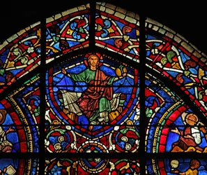 Das Fenster des verlorenen Sohnes: Christus - Majestas Domini