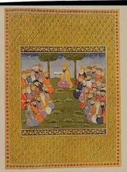 Die Oberlichter des Wissens und der Geschichte, Illustration für Tausendundeine Nacht, 1895