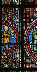 Das St. Lubin Fenster: Die Stifter - Winzer