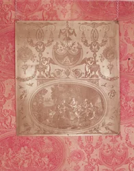 Die Geschichte von Telemachus, Platte zum Druck auf Toile de Jouy Stoff