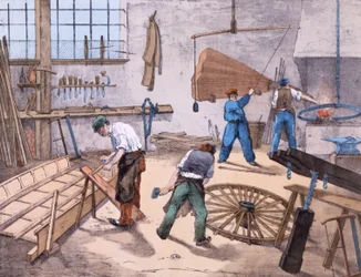 Der Radmacher, ca. 1860