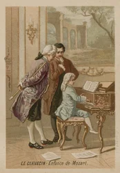 Das Klavichord: die Kindheit von Mozart
