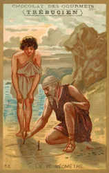 Der erste Geometer (Chromolitho)