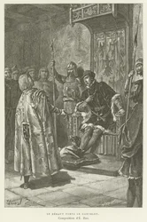 Der Herold trug den Handschuh