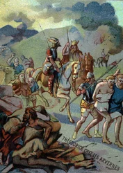 Theoderich, ältester Sohn von Chlodwig, bei den Arvernern (Auvergne) (532-533)