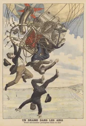 Drei italienische Ballonfahrer fallen ins Meer