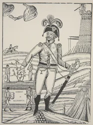 Grabmal von Malborouk, ca. 1722