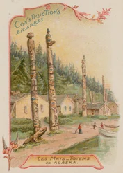 Totempfähle in Alaska