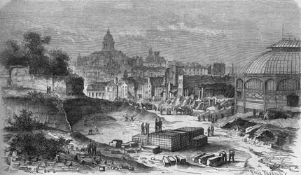 Transformationen von Paris unter dem Zweiten Kaiserreich, Paris haussmannien: Bau des Place d