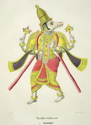 Varaha, graviert von de Marlet