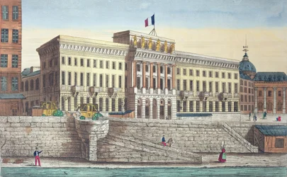 Ansicht des Hôtel des Monnaies von Pont Neuf, Paris