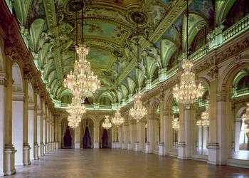 Ansicht der Grande Salle des Fêtes, nach 1871
