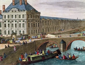 Ansicht der Seine am Port Royal (Detail)