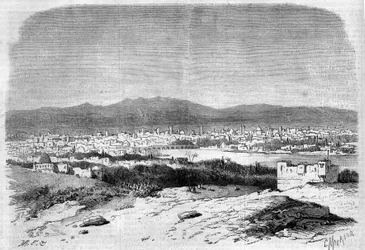 Ansicht der Stadt Damaskus, Syrien