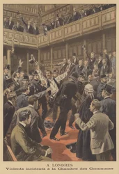 Gewalttätiger Vorfall im House of Commons in London