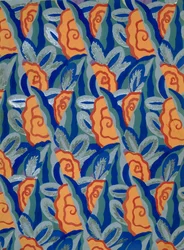 Tapetendesign von Maison Gaillard, veröffentlicht 1930
