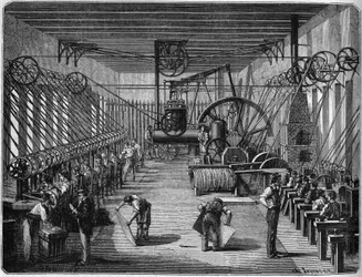 Krieg von 1870: Fabrik zur Herstellung von Sprengkapseln (Kapselwerk). Bayonne, Pyrenees Atlantique (64)