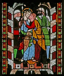 Fenster N-chapB mit dem Verrat durch Judas