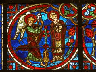 Fenster mit Darstellung der Verkündigung