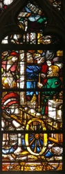 Fenster w126, Szene aus dem Leben des St. Nikolaus