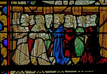 Fenster w12 mit einer großen Gruppe von Spendern