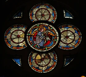 Fenster w16, einen Engel darstellend