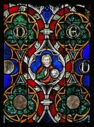 Fenster w17, Christus segnend darstellend