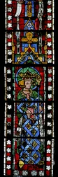 Fenster w200 mit dem Heiligen Ludwig