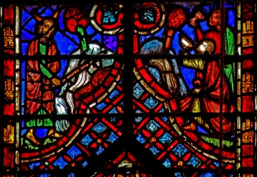 Moses schlägt auf den Felsen von Horeb
