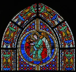 Fenster w3 mit einem Engel