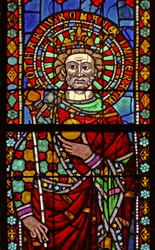 Fenster w7 mit Kaiser Lothar