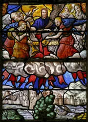 Fenster w7, Feuer vom Himmel