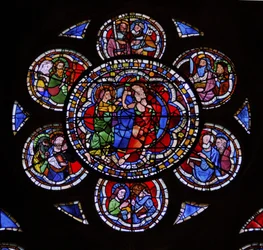 Fenster w9 mit dem zweifelnden St. Thomas