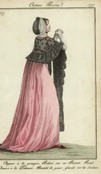 Frau im Priesterinnen-Stil Kleid