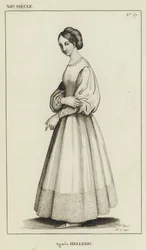 XII. Jahrhundert, Agnes Hellebic (Gravur)