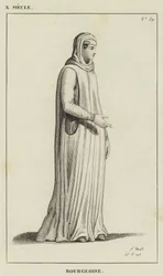 X. Jahrhundert, Bürgerliche (Gravur)