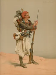 Zouave auf Wache