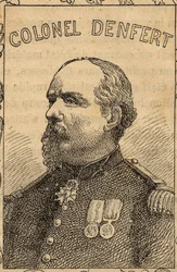 Porträt des französischen Oberst Pierre Philippe Denfert-Rochereau - 1870-71