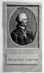 Porträt des Autors Jacques Cazotte 1720-1792, 18. Jahrhundert