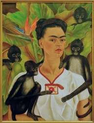 Selbstporträt mit Affen