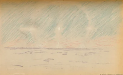 Mondring mit Scheinmonden und einem Vorschlag für horizontale Achsen, 24. November 1893