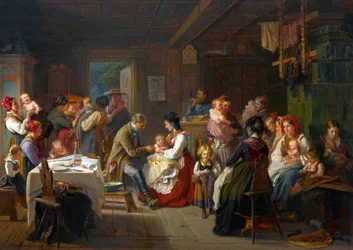 Pockenimpfung auf dem Land