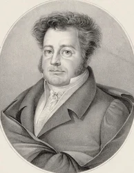 Porträt des Komponisten Heinrich Marschner 1795-1861