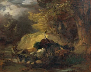 Nach der Jagd (Heimkehr von der Hirschjagd)