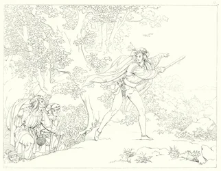 Illustration zu Schillers Lied von der Glocke