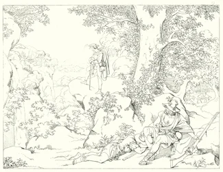 Illustration zu Schillers Lied von der Glocke