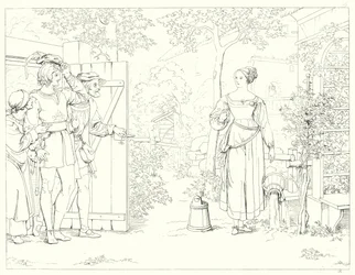 Illustration zu Schillers Lied von der Glocke